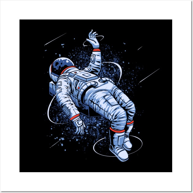 Lonely Astronauts Wall Art by SINGINK